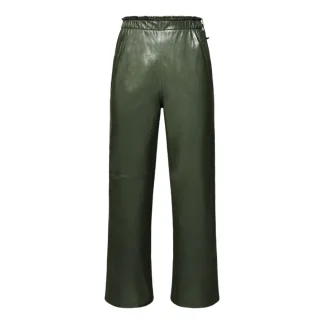 Uranus Kaki - Pantalon Large Cuir Veritable^OAKWOOD Discount