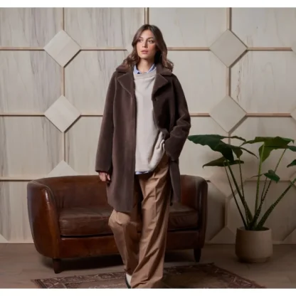 Venus Marron - Manteau Reversible En Laine^OAKWOOD Hot