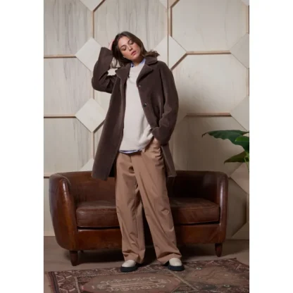 Venus Marron - Manteau Reversible En Laine^OAKWOOD Hot