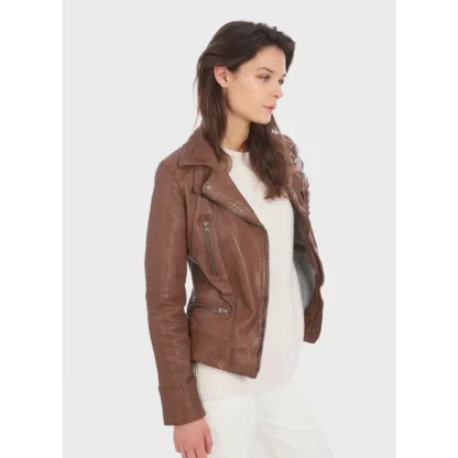 Video Tan - Blouson En Cuir Veritable Effet Lave^OAKWOOD Flash Sale